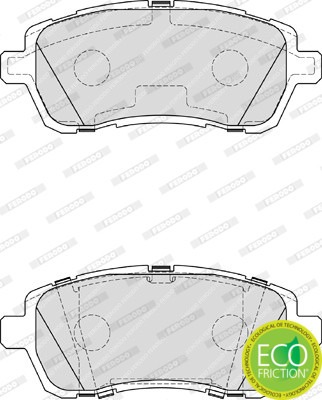 FERODO Bremsbelagsatz, Scheibenbremse