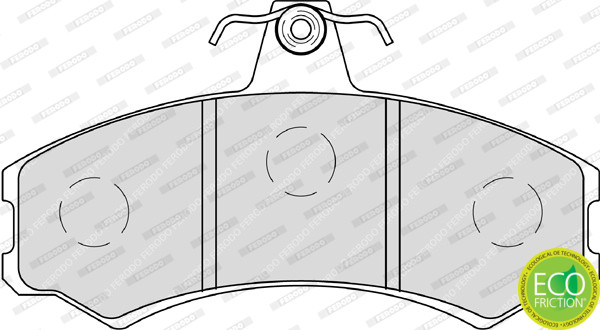 FERODO Bremsbelagsatz, Scheibenbremse
