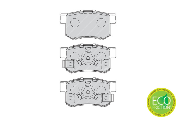 FERODO Bremsbelagsatz, Scheibenbremse