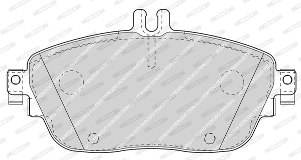 FERODO Bremsbelagsatz, Scheibenbremse