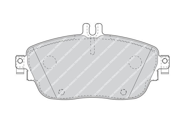 FERODO Bremsbelagsatz, Scheibenbremse