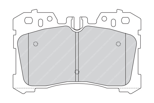 FERODO Bremsbelagsatz, Scheibenbremse