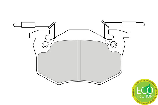 FERODO Bremsbelagsatz, Scheibenbremse