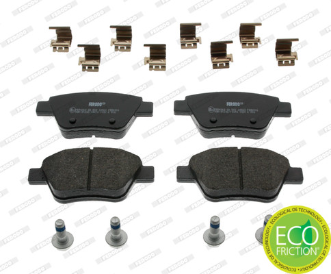 FERODO Bremsbelagsatz, Scheibenbremse