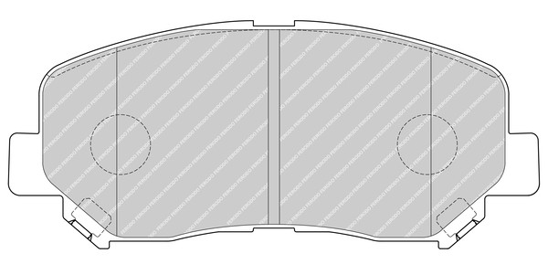 FERODO Bremsbelagsatz, Scheibenbremse