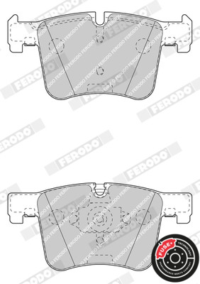 FERODO Bremsbelagsatz, Scheibenbremse
