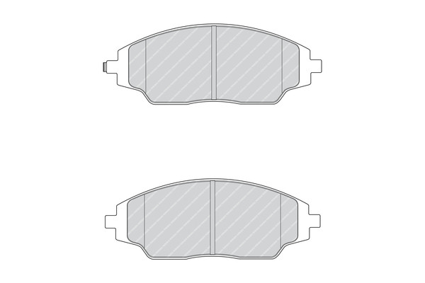 FERODO Bremsbelagsatz, Scheibenbremse