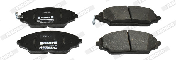 FERODO Bremsbelagsatz, Scheibenbremse