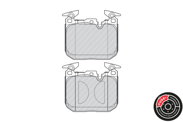 FERODO Bremsbelagsatz, Scheibenbremse
