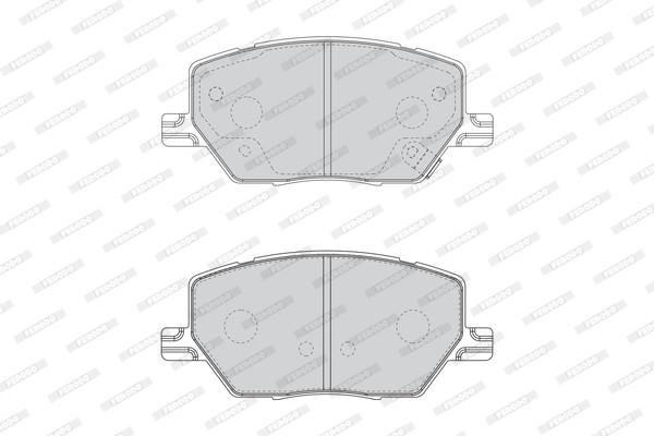 FERODO Bremsbelagsatz, Scheibenbremse
