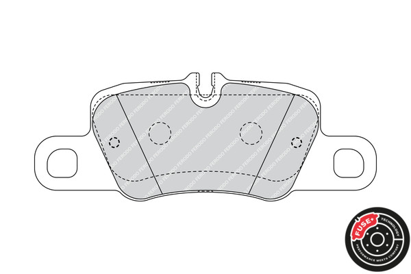 FERODO Bremsbelagsatz, Scheibenbremse