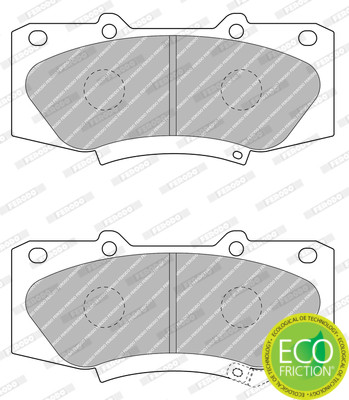 FERODO Bremsbelagsatz, Scheibenbremse