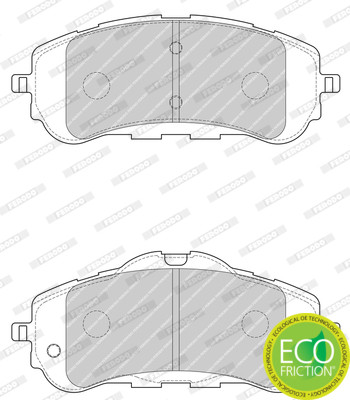 FERODO Bremsbelagsatz, Scheibenbremse