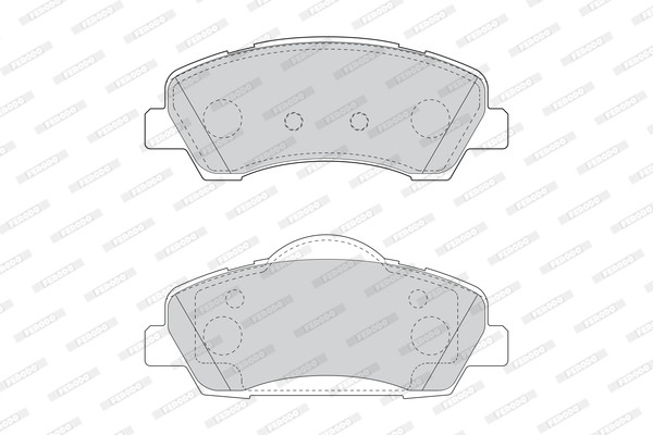 FERODO Bremsbelagsatz, Scheibenbremse