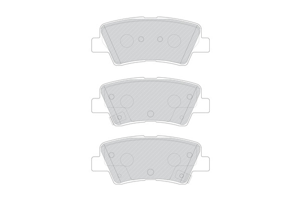 FERODO Bremsbelagsatz, Scheibenbremse