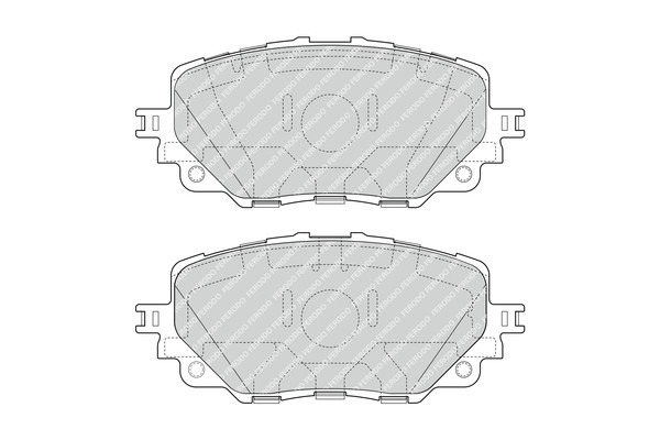 FERODO Bremsbelagsatz, Scheibenbremse
