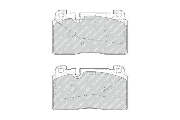 FERODO Bremsbelagsatz, Scheibenbremse