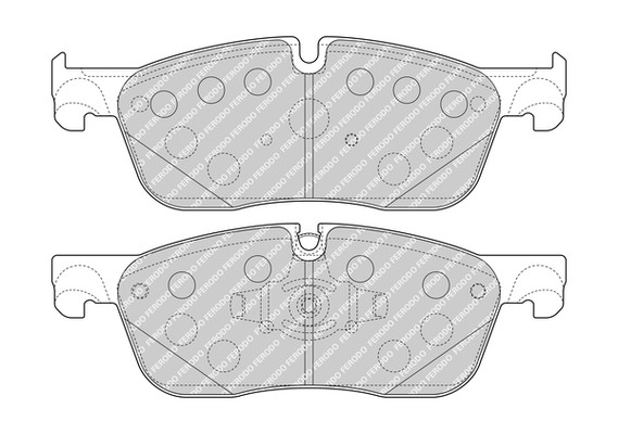 FERODO Bremsbelagsatz, Scheibenbremse