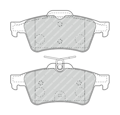 FERODO Bremsbelagsatz, Scheibenbremse