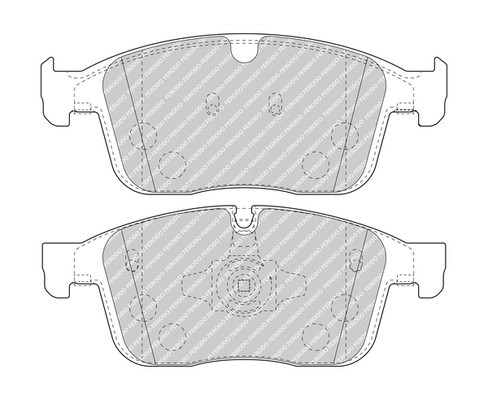 FERODO Bremsbelagsatz, Scheibenbremse