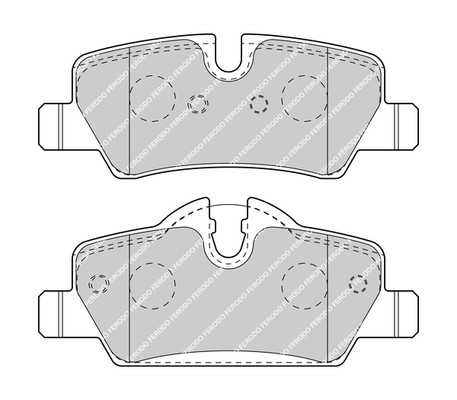 FERODO Bremsbelagsatz, Scheibenbremse
