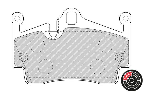 FERODO Bremsbelagsatz, Scheibenbremse