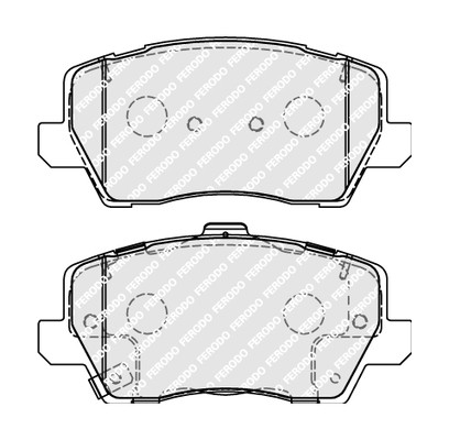 FERODO Bremsbelagsatz, Scheibenbremse