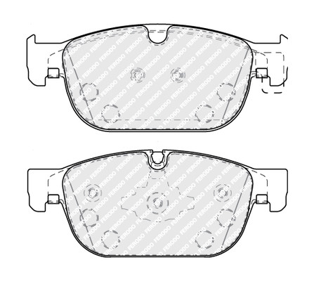 FERODO Bremsbelagsatz, Scheibenbremse