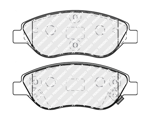 FERODO Bremsbelagsatz, Scheibenbremse