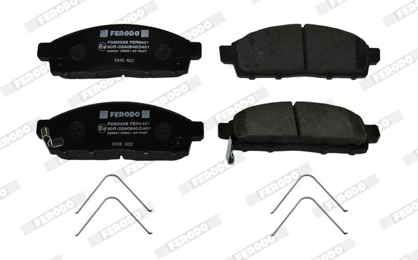 FERODO Bremsbelagsatz, Scheibenbremse