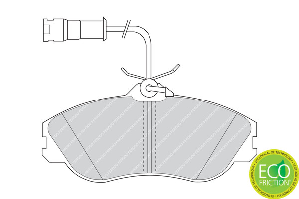 FERODO Bremsbelagsatz, Scheibenbremse