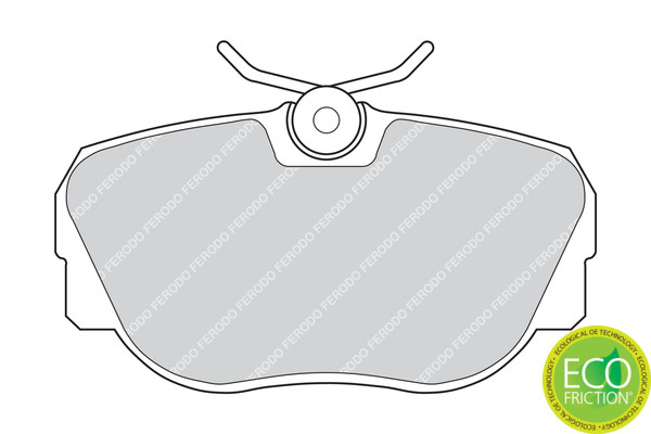 FERODO Bremsbelagsatz, Scheibenbremse