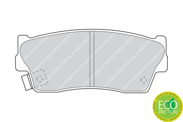 FERODO Bremsbelagsatz, Scheibenbremse