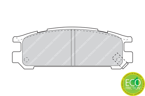 FERODO Bremsbelagsatz, Scheibenbremse