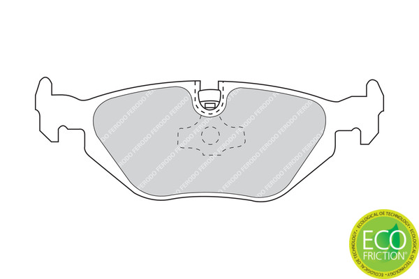 FERODO Bremsbelagsatz, Scheibenbremse
