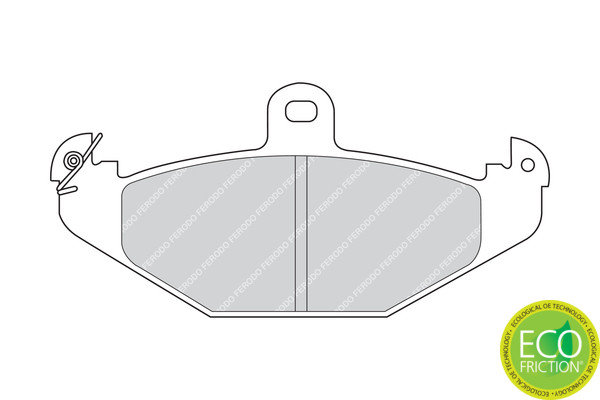FERODO Bremsbelagsatz, Scheibenbremse