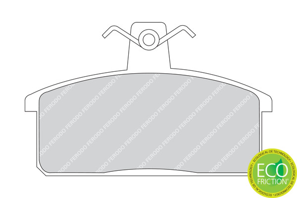 FERODO Bremsbelagsatz, Scheibenbremse