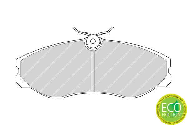 FERODO Bremsbelagsatz, Scheibenbremse