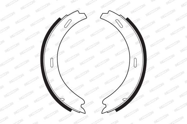 FERODO Bremsbackensatz, Feststellbremse