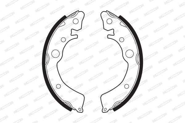 FERODO Bremsbackensatz