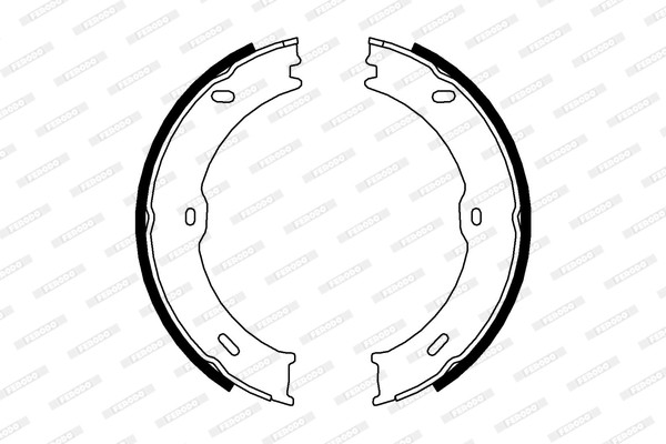 FERODO Bremsbackensatz, Feststellbremse