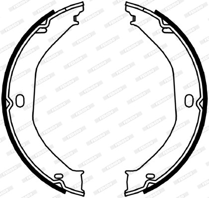 FERODO Bremsbackensatz, Feststellbremse