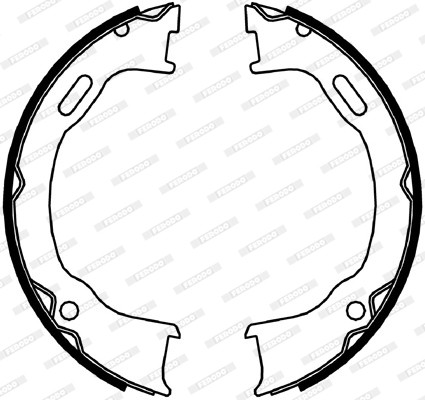 FERODO Bremsbackensatz, Feststellbremse