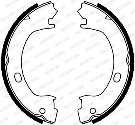 FERODO Bremsbackensatz, Feststellbremse