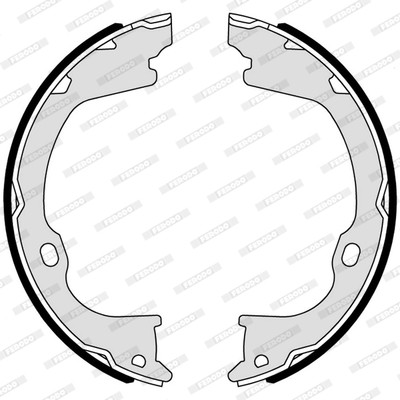 FERODO Bremsbackensatz, Feststellbremse