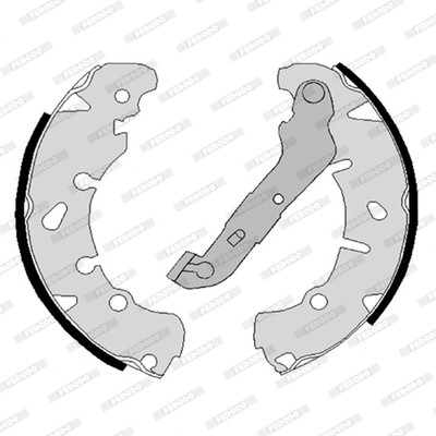 FERODO Bremsbackensatz