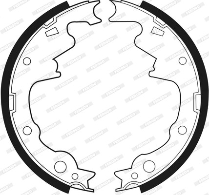 FERODO Bremsbackensatz