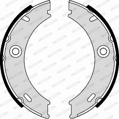 FERODO Bremsbackensatz, Feststellbremse