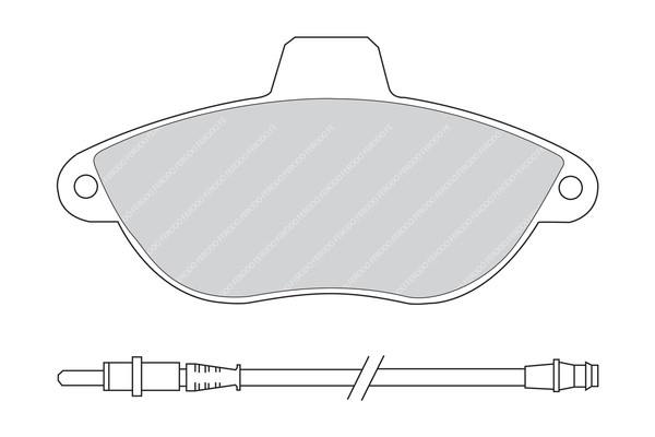 FERODO Bremsbelagsatz, Scheibenbremse