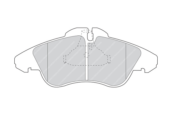 FERODO Bremsbelagsatz, Scheibenbremse